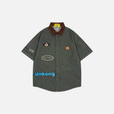 Mickey Mouse Washed Denim Summer Shirt