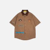 Mickey Mouse Washed Denim Summer Shirt