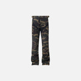 Big Horn Camouflage Deconstructed Zipper Jeans