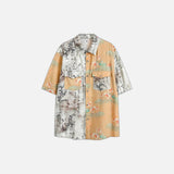 Mountain Ink Painting Short Sleeve Shirt
