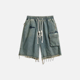 Vintage Casual Loose Straight Denim Short