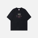 Vintage American Letter Print T-Shirt