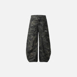 Retro Camouflage Machete Casual Pants