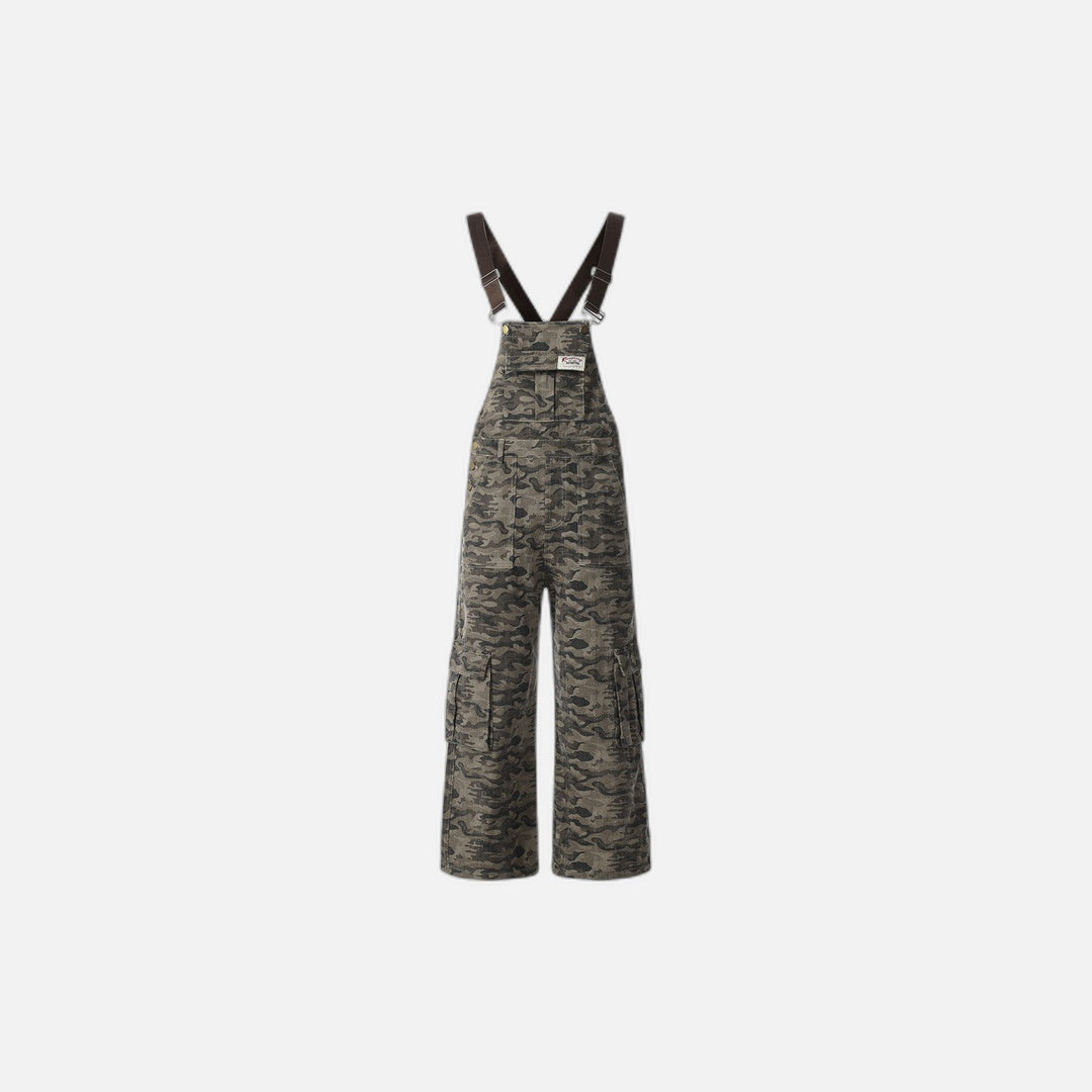 Trendy American Retro Camouflage Pants
