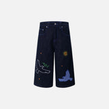Plaid Contrast Pocket Tooling Shorts