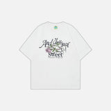 Rose Printed Casual American T-Shirt