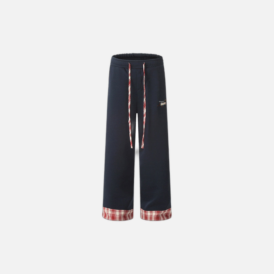 Trendy American Style Contrast Stitching Pants