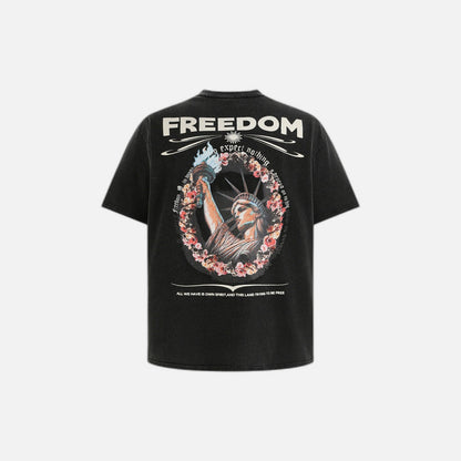 Freedom Print Short Sleeve T-Shirt