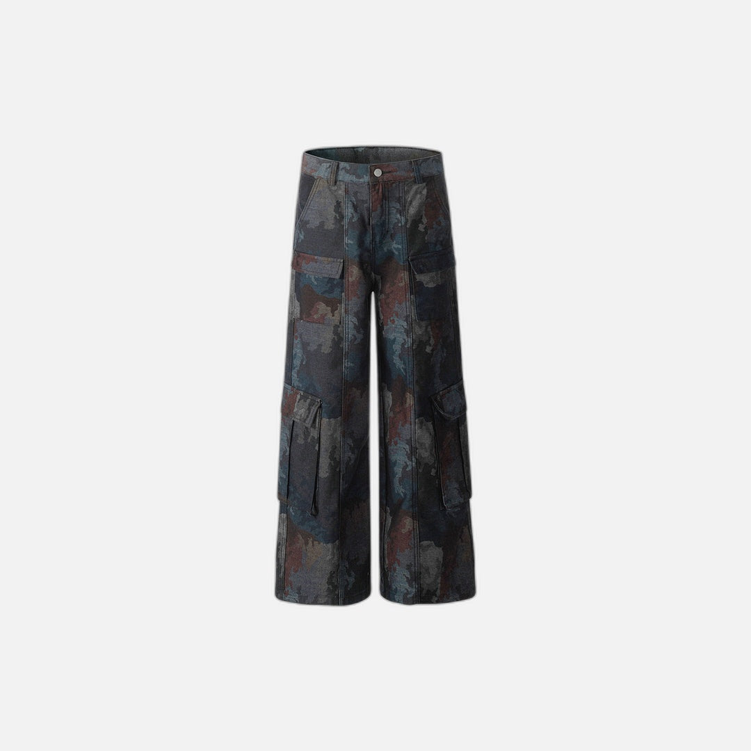 Industrial Heavy-Duty Camo Work Pants