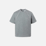 Solid Color Round Neck Summer T-Shirt