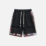 Vintage Washed Denim Reto Shorts