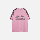 Trendy Loose Fit V-Neck T-Shirt