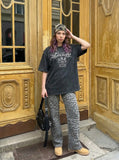 Ask Tnsgye Script Oversized T-Shirt