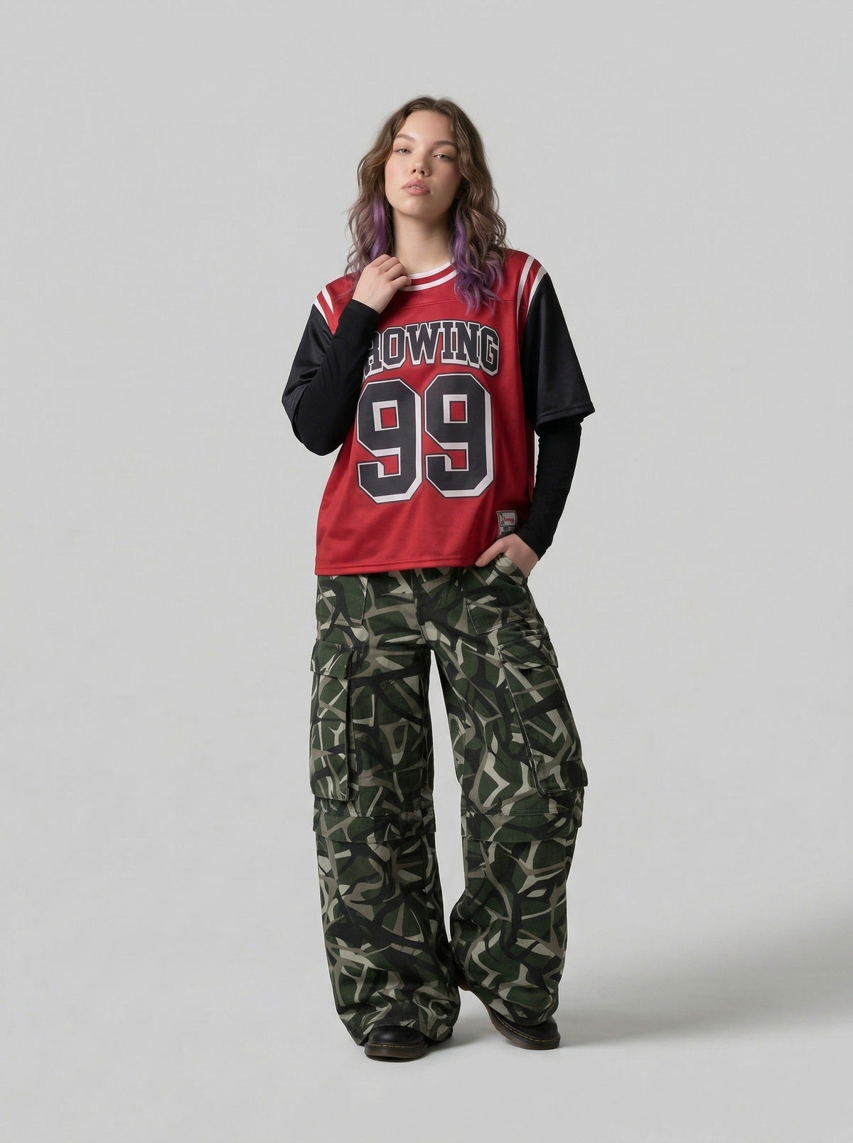 GROWING Graphic Oversized Jersey T-Shirt