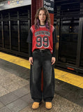 GROWING Graphic Oversized Jersey T-Shirt