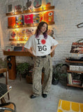 I Love BG Graphic Oversized T-Shirt