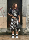 Retro Graphic Round Neck T-Shirt