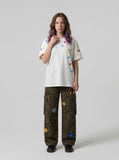 Vibrant Graphic Crew Neck T-Shirt