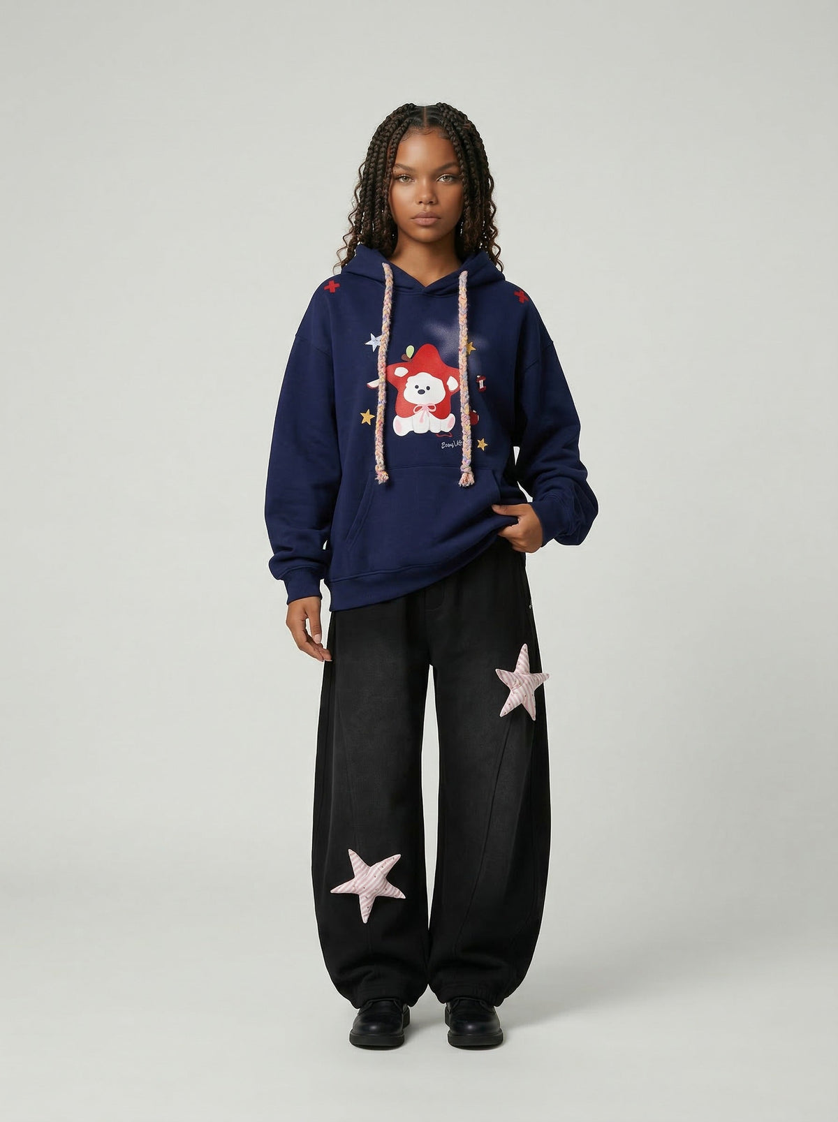 Loose-Fitting Balloon Sweatpants