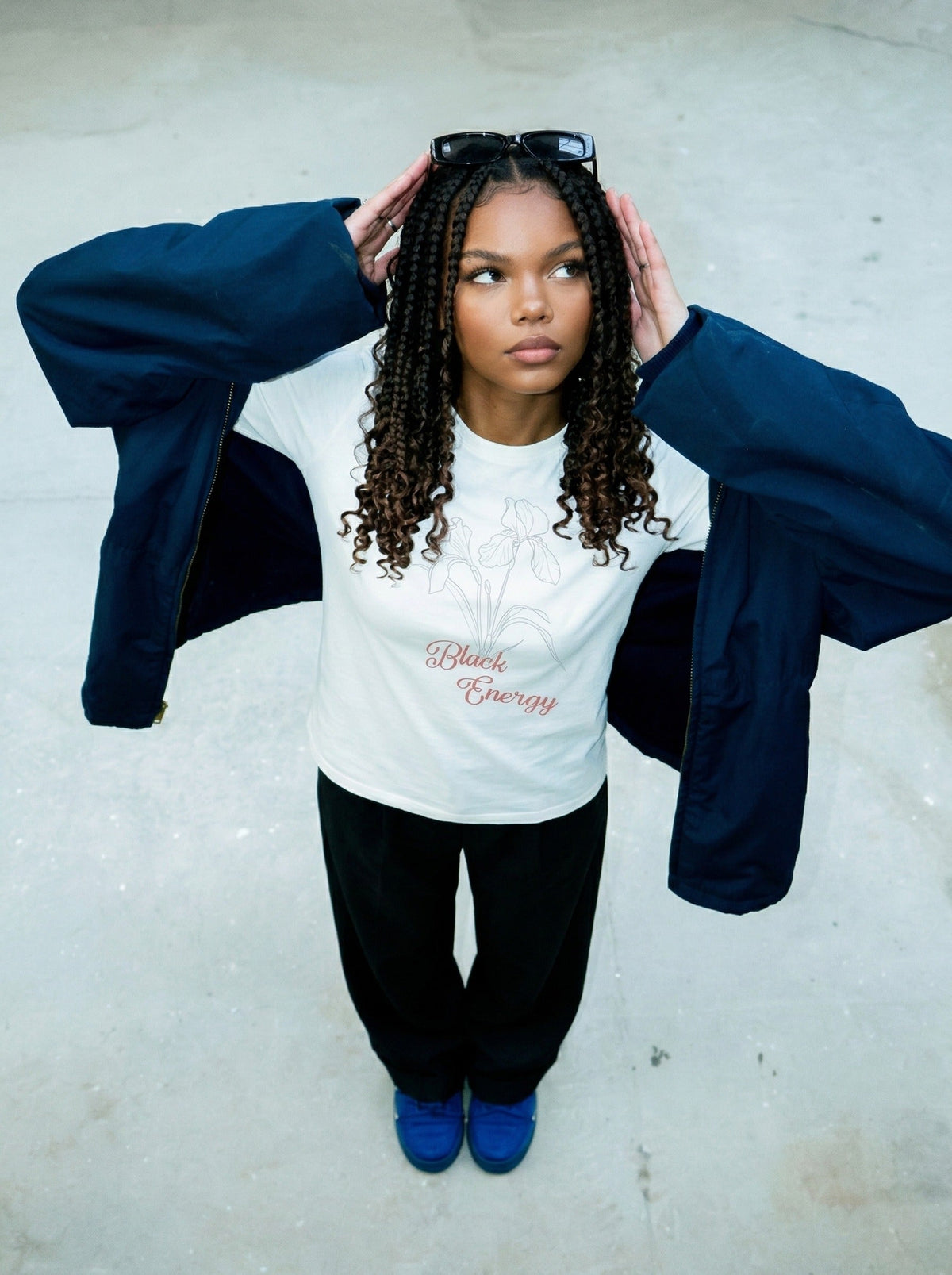 Black Energy Iris Long Sleeve T-Shirt
