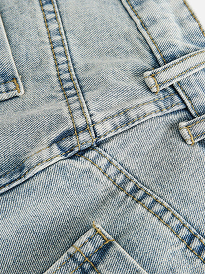 Washed Wrinkle Jorts