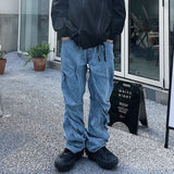 Vintage Washed Twisted Jeans