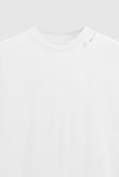 High-neck Respecting Solid Loose T-shirt
