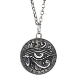 Eye Of Horus Silver Pendant Necklace
