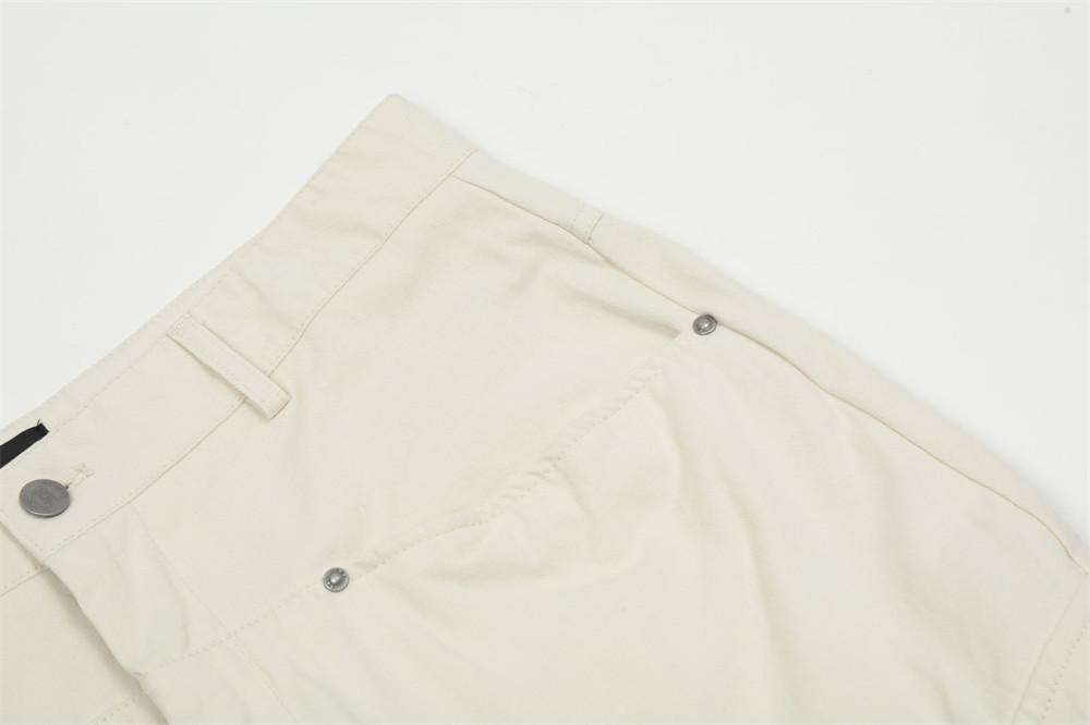 Irregular Cut Cargo Jeans