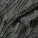 Oversized Stitched Letter Sweater