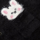 Lovely Rabbit Graphic Cardigan