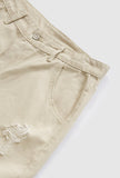 Loose Retro Gravel Ripped Jeans