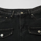 Ripped Ink Splashed Denim Jeans
