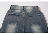 Multi-Pockets Retro Loose Pants