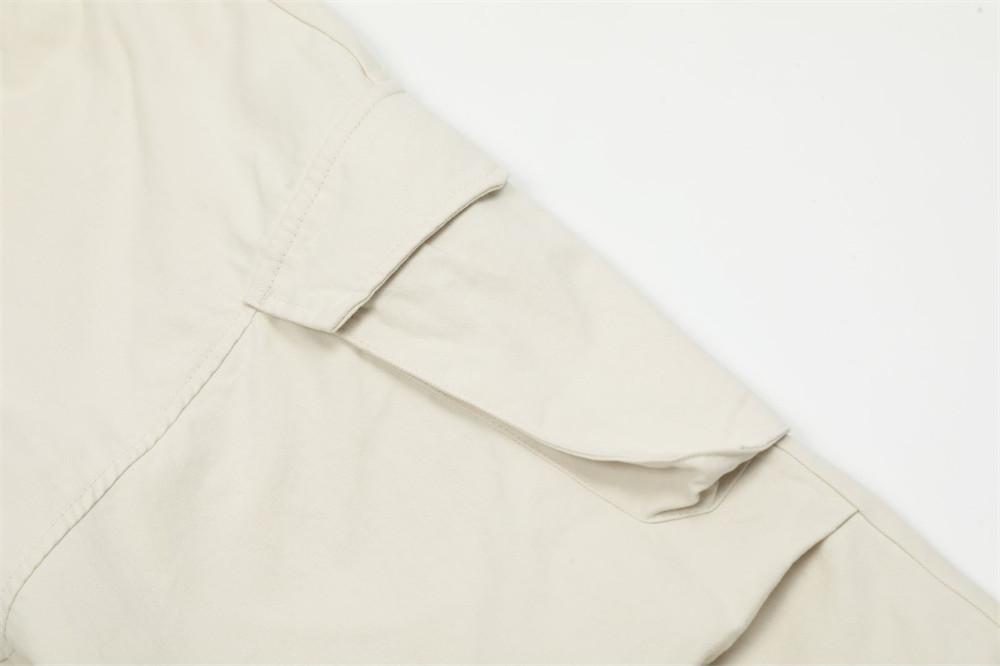 Irregular Cut Cargo Jeans