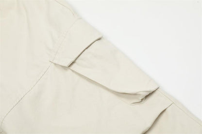 Irregular Cut Cargo Jeans