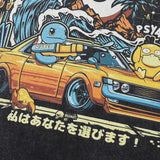 Washed Water Power Printed T-Shirt