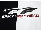 "Spiky Head" Letter Print T-shirt