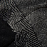 Loose Ripped Crewneck Sweatshirt