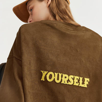Loose Embroidery Oversized T-shirt