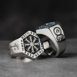 Gothic Lori Nordic Compass Ring