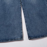 Drawstring Baggy Blue Denim Jeans