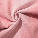 Pink Star Turned-down Waist Jeans
