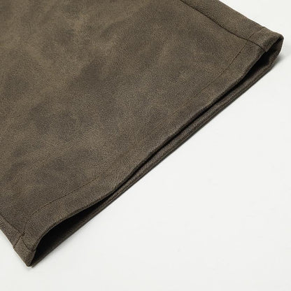 Straight-leg Washed Cargo Pants