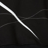 Scratched Half Zip-up Sweatshirt