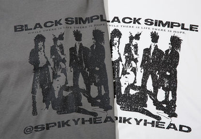 90's Spiky Head Loose T-shirt