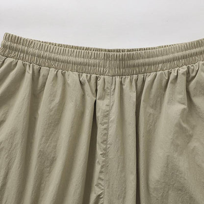Loose Solid Color Sports Shorts