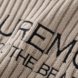 Loose Knitted Lined Sweater
