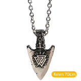 Greek Stones Titanium Steel Necklace