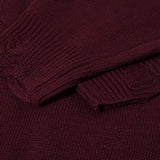 Patchwork Loose Knitted Sweater